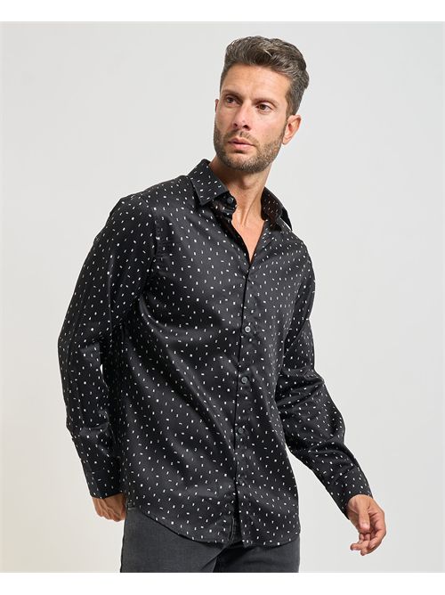 Men's Armani Exchange shirt with lettering ARMANI EXCHANGE | XM001942-AF19194FC234
